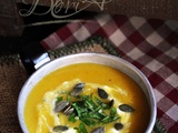 Soupe de chou blanc, carottes et lentilles corails