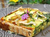 Tarte aux pommes de terre, courgettes et Brie de Meaux