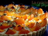 Tartes aux abricots et pistaches sur un fond de Calvados