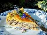 Tourte aux champignons et fromage d'Abondance