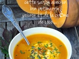 Velouté de courge muscade, poivron, et crème de coco