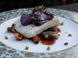 Filet de Turbot Poché, Sauce Bordelaise aux Agrumes et Bonbon de Ciboulette