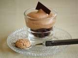 Mousse au Chocolat Caramel, Framboise et Brownie