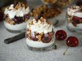 Mousse de Ricotta à la Cerise et Granola