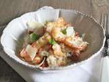 Risotto aux Langoustines et Tomates Confites