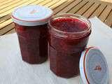 Confiture fraises-framboises allégée en sucre