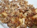 Crumble poires-chocolat-amande de Steff