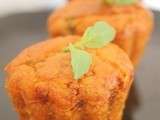 Petits cakes salés à la tapenade de tomates