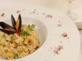 Risotto safrané aux moules