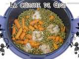 Paupiettes de volaille et ses légumes au cookéo ou non