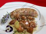 Andouillette au vin blanc sauce moutarde à l'ancienne