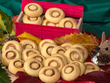 Biscuits sablés champignons