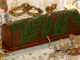 Bûche chocolat menthe n°1