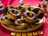 Donuts marbrés au chocolat