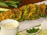 Galettes aux petits pois menthe et feta