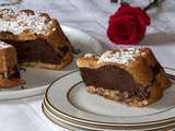 Gâteau aux blancs d’oeufs et crème au chocolat