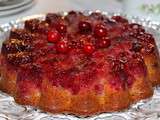 Gâteau comme une tatin aux canneberges