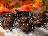 Muffins araignées pour Halloween