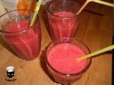 Smoothie fruits rouge