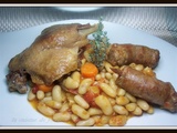 Confit de canard a la toulousaine