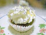 Cupcake chocolat noir et mascarpone chocolat blanc