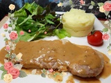 Escalope de porc, sauce aux morilles