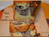 Cake aux lentilles vertes