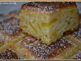 Gâteau aux pommes, rhum et chocolat blanc