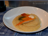 Haddock sur purée de pommes et céleri