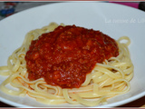 Linguines à la sauce bolognaise