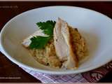 Risotto aux cèpes et poulet