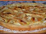 Tarte aux pommes, amandes et Calvados