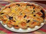 Tarte aux pommes et raisins secs