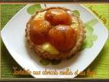 Tartelette aux abricots miellés et au thym