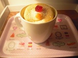 Mug cake aux fruits confits