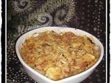 Gratin de jambon parmentier au fromage