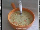 Soupe aux carottes et aux lentilles corail