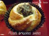 Rosaces briochées salées