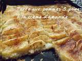 Tarte aux pommes & poires à la crème d'amande