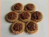 Tartelettes aux noisettes et chocolat type rocher