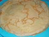 Crêpes (pâte fine)