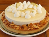 Tarte poires-entremet poires-amandes