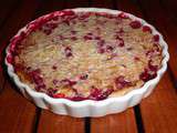 Clafoutis aux framboises et aux groseilles