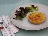 Mini quiches aux petits pois et bacon