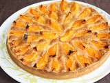 Tarte aux abricots et à la noisette