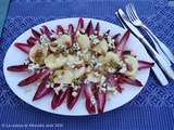 Assiette d’endives aux pommes et au bleu