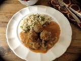 Boulettes de veau à la crème sure