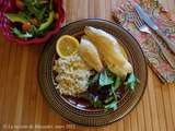 Filets de poisson, sauce crémeuse à l’orange