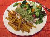 Filets de sébaste poêlé au pesto de roquette