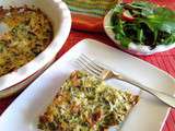 Quiche au quinoa et aux légumes